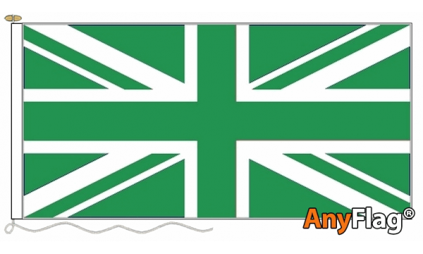 Union Jack Green Custom Printed AnyFlag®